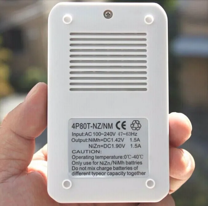 

NEW 8 ports channels tanks1.2v Ni-MH and 1.6v NiZn aa aaa Rechargeable BATTERY CHARGER auto stop charging overcharge protect