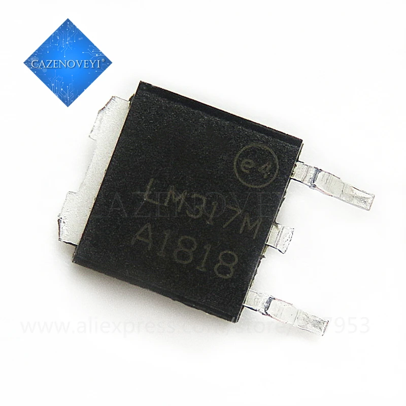 10 шт./лот LM317 регулируемый регулятор напряжения SMD транзистор TO 252 патч LM317M новый