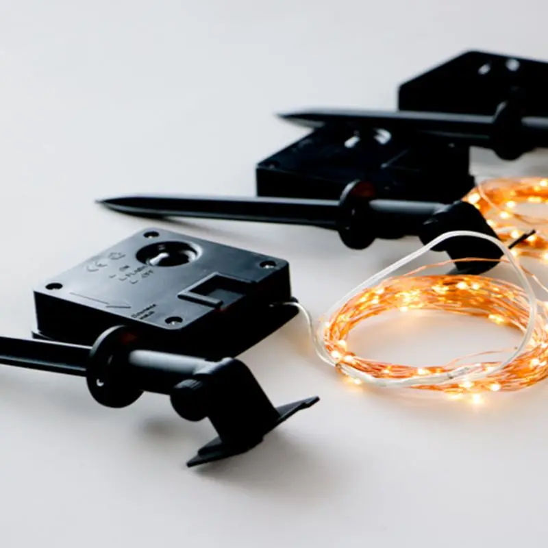 

Solar Solar String Lights Outdoor Warm White LED Waterproof Decorative Copper Wire String Lights for Party Patio Garden Gate