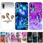 Чехол для Samsung Galaxy A02 6,5 дюйма, Мягкий бампер из ТПУ С Рисунком бабочки для Samsung A02 A 02