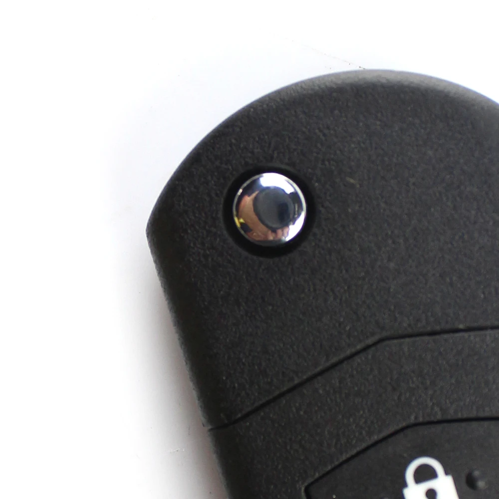 Чехол для дистанционного ключа с 3 кнопками откидной раскладной чехол Черный