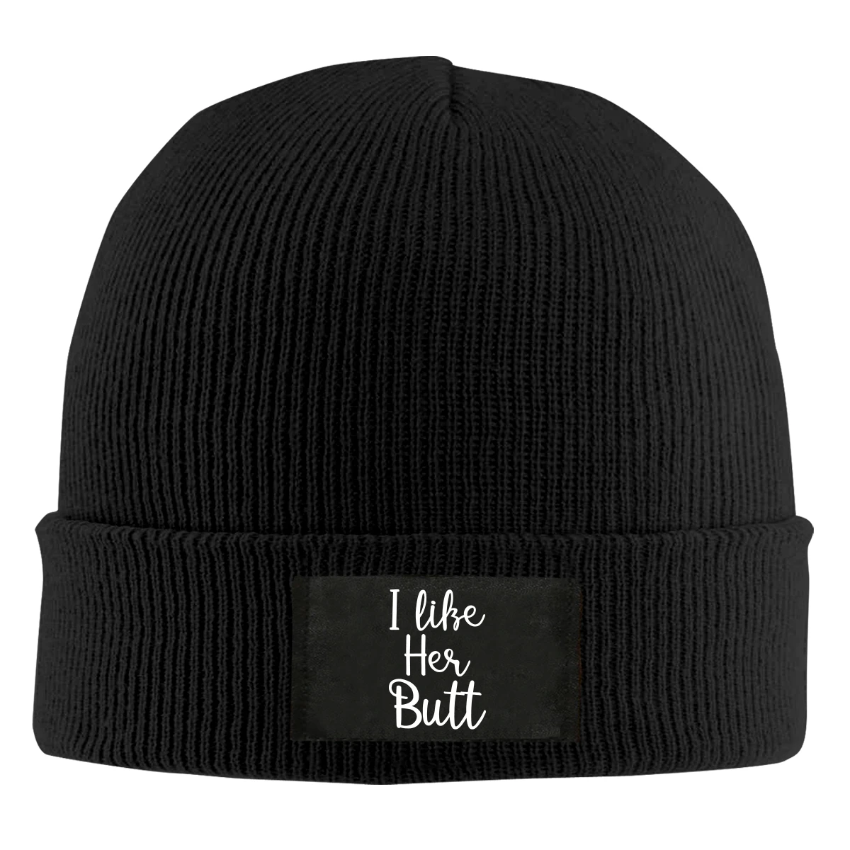 

Женская зимняя шапочка с рисунком в виде черепа