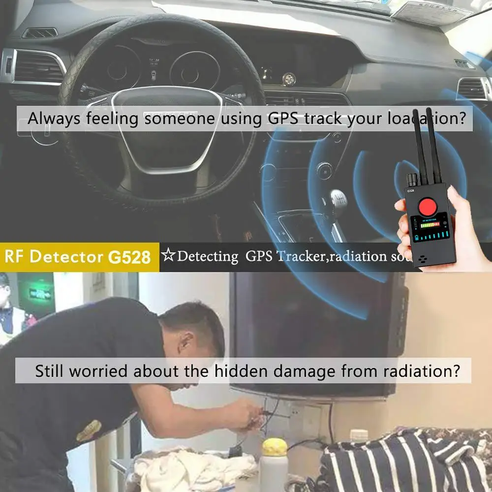 G528 антишпионская камера детектор Светодиодный инфракрасное сканирование