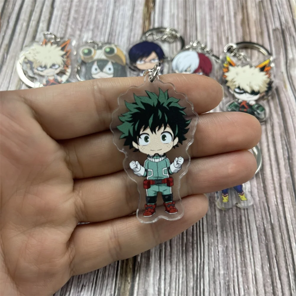 Брелок для ключей Моя геройская Академия двусторонний акриловый брелок косплея