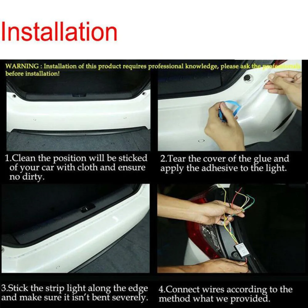 

Accessories Steering brake light Area Illumination Backlight Car Trunk
