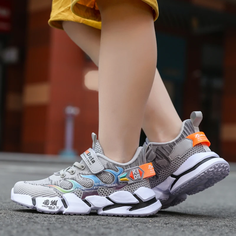 Кроссовки детсветильник дышащие для бега на нескользящей подошве|Беговая обувь|