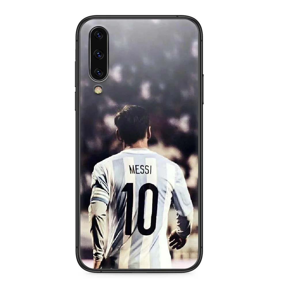 

Lionel Messi Football soccer Phone case For Samsung Galaxy A 5 10 20 3 30 40 50 51 7 70 71 E S 4G 16 17 18 black Etui soft