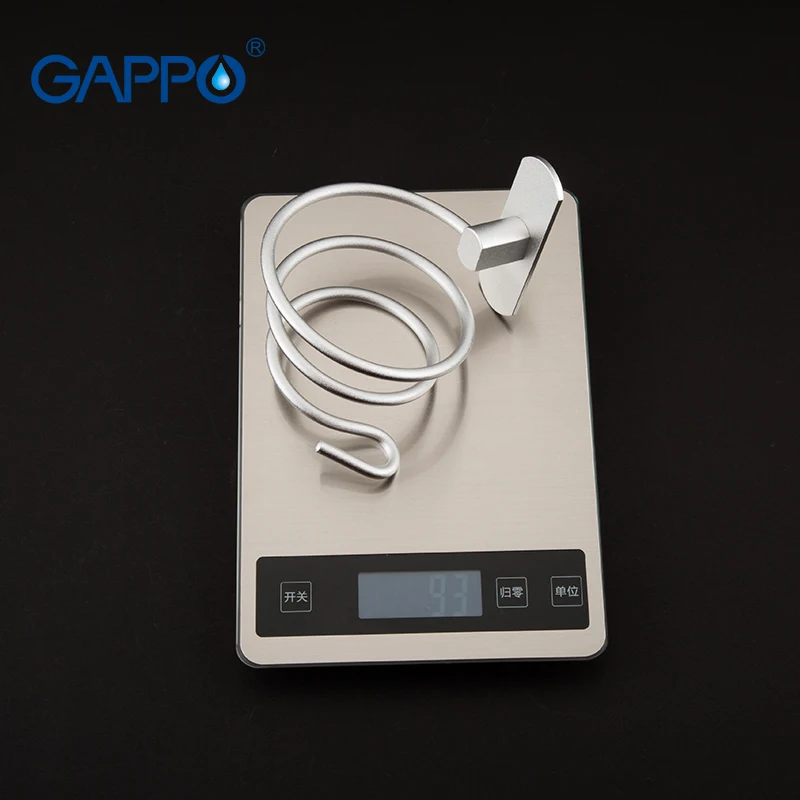 GAPPO алюминиевый настенный фен-стойка органайзер для ванной комнаты полка