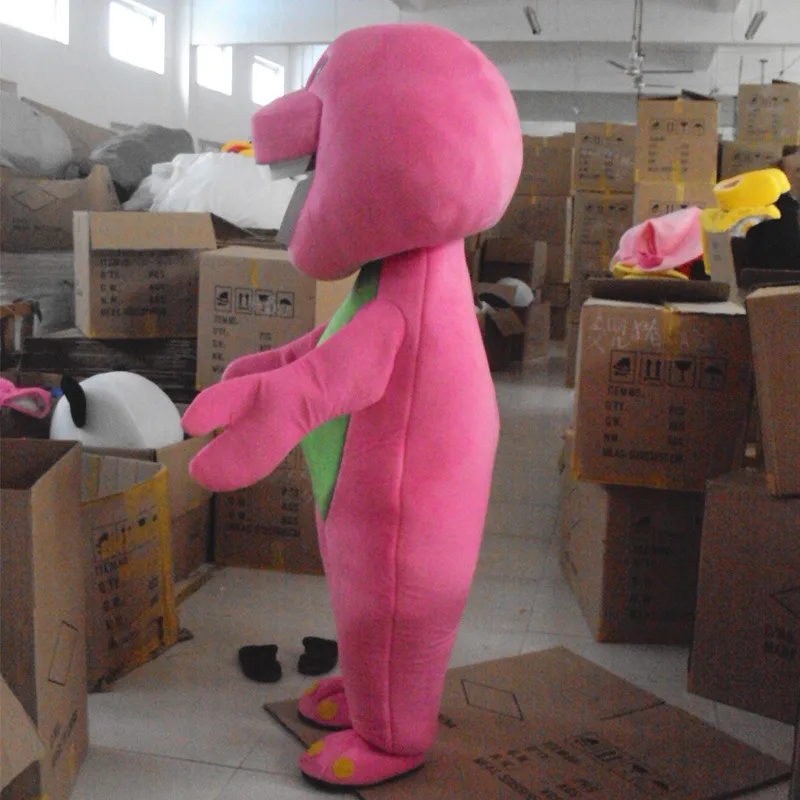 Мультяшный Динозавр талисман костюм пушистые костюмы Косплей Вечеринка платье