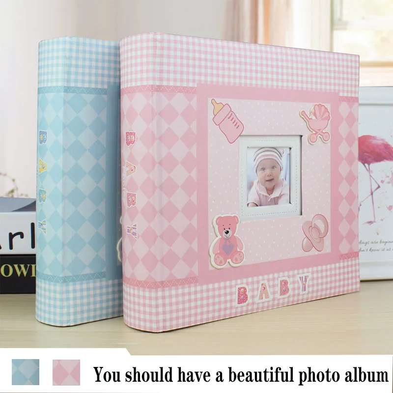 

New 4R6 inch baby growth memorial book kindergarten graduation gift postcard storage birthday 6 inch photo album 200 sheets