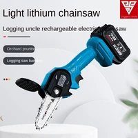 single hand saw small household mini saw rechargeable lithium moso bamboo wireless electric chain saw outdoor wood saw factory