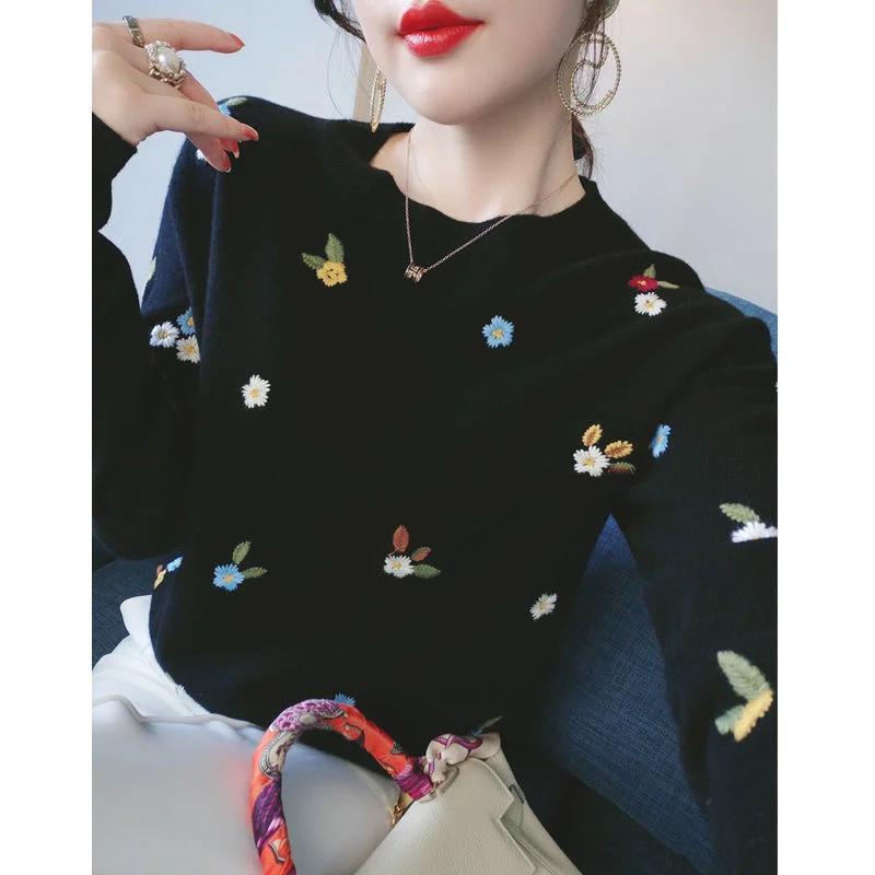 

Осенне-зимняя одежда JCHB, новый базовый вязаный свитер внутри и снаружи