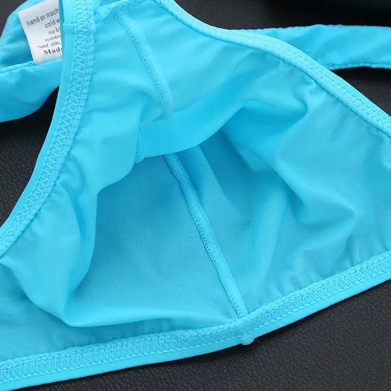 

Pure Color Soft Briefs Underpants Men Thong Shorts Sexy Underwear G-string Lingerie L-xxl Dropshipping