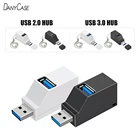 USB-концентратор 3 в 1, USB 3,0, USB 2,0, разветвитель для ноутбуков, Dell, Lenovo