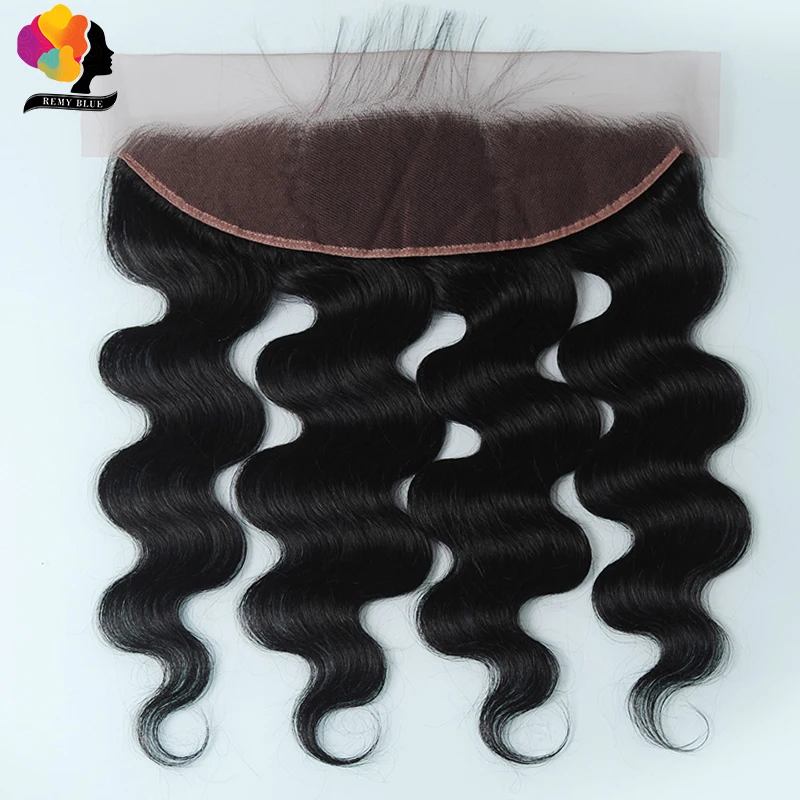 

Remyblue Body Wave Lace Frontal Ear To Ear with Baby Hair Brazilian Remy Human Hair 13*4 Lace Front Closure Free Part Swiss Lace