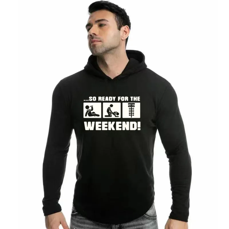 

So Ready For The Weekend Drink Sex Hoodies Design Breathable Pictures Graphic Shirt Hip Hop Leisure Hipster Oversized Hoodie Top