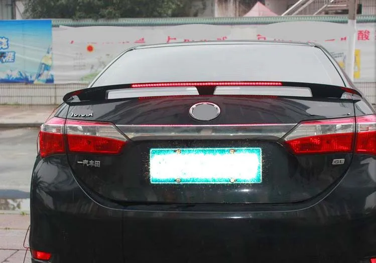 

Factory Style Spoiler Wing ABS for 2014-2018 Toyota Corolla Sedan Spoilers LED Light Wing A