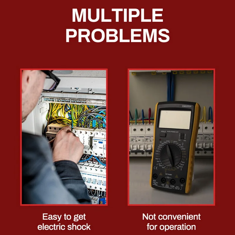 ST205 Цифровой мультиметр карманный портативный ток NCV ом тестер напряжения