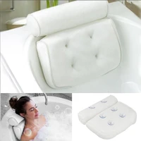 bathroom suction cup pillow 3d mesh bath pillow spa pillow bathtub pillow pillow