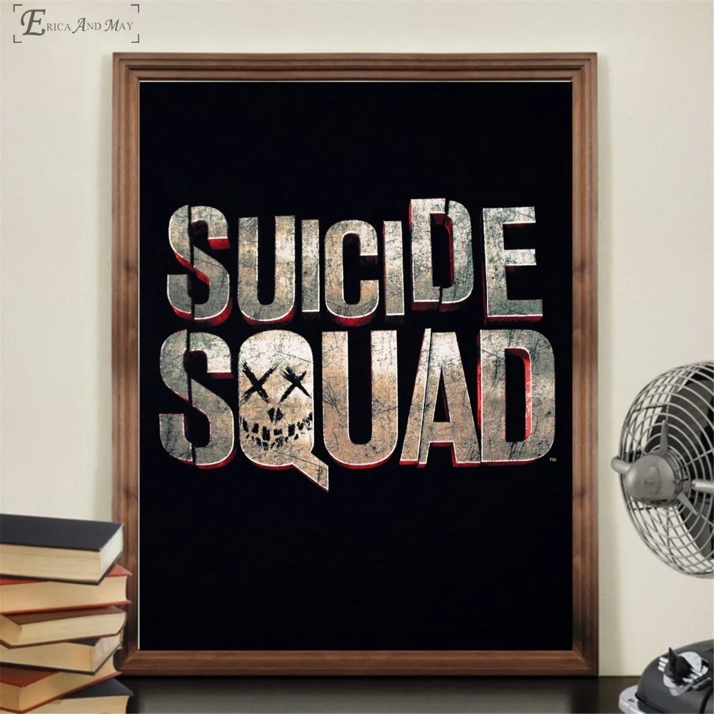 Винтажный плакат с изображением персонажей фильма Джокера картина маслом на