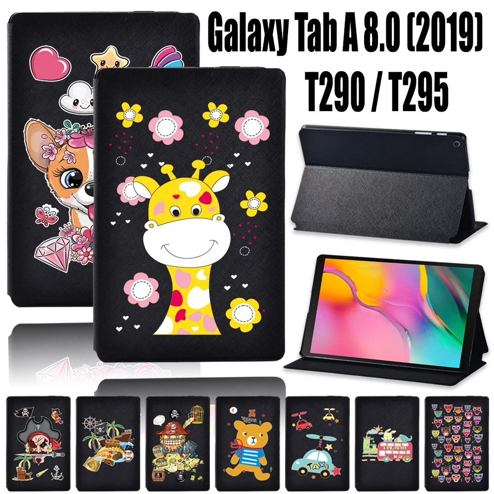 Чехол для планшета Samsung Galaxy Tab A T290/T295 (2019) 8 0 дюйма чехол из искусственной кожи +