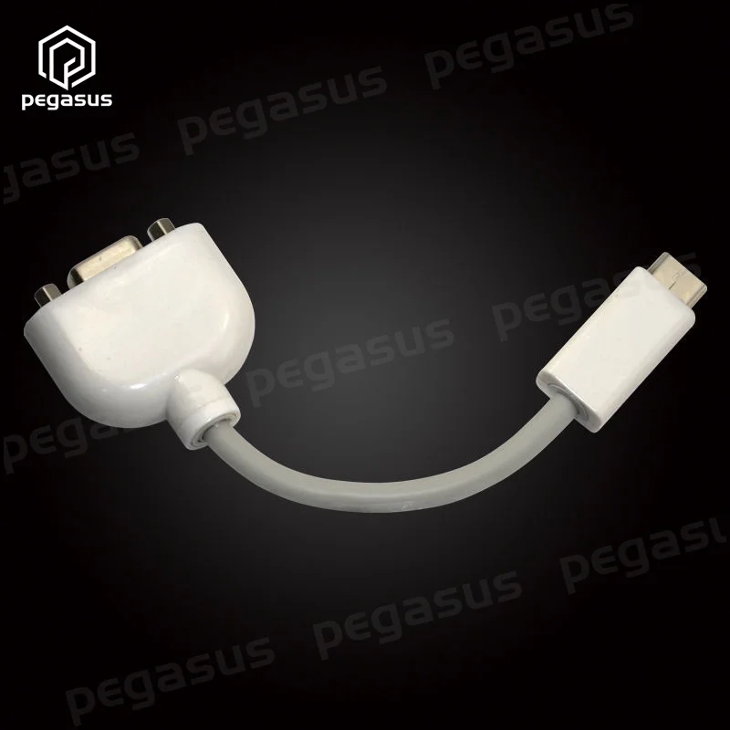 15CM Mini DVI Male to VGA Female Adapter Convertor For Apple MacBook Display Monitor | Электроника