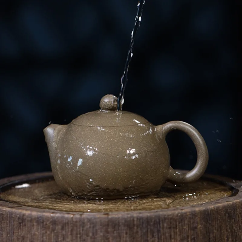 

190ml Yixing Handmade Purple Clay Xishi Teapots Ball Shaped Infuser Tea Pot Kettle Chinese Famous Zisha Teaware Customized