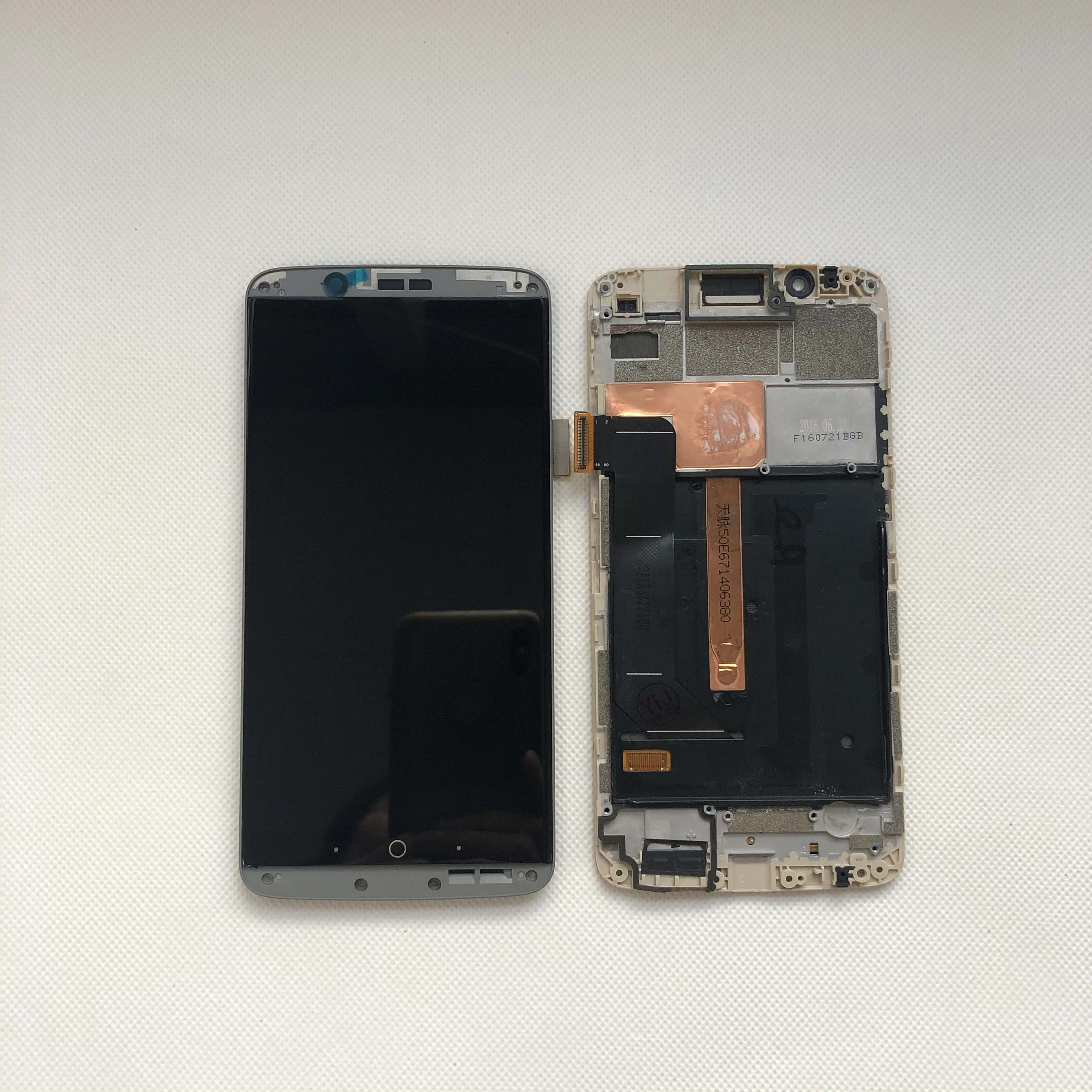 AMOLED 5 для ZTE Axon 7 LCD A2017 A2017U A2017G дисплей сенсорный экран дигитайзер замена аксон