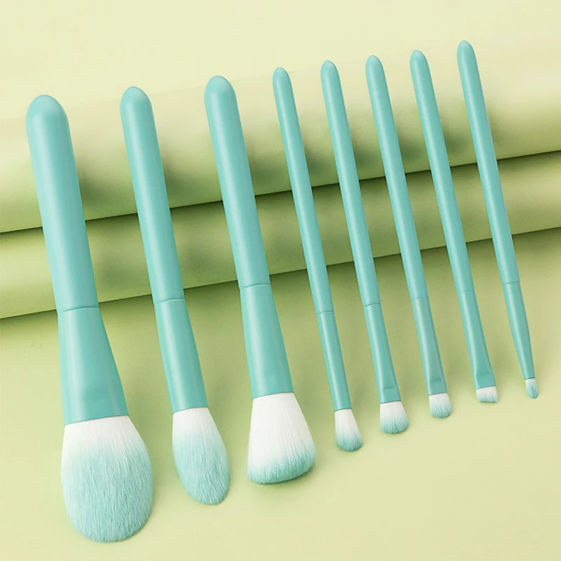 8pcs Powder Foundation Makeup Brush Kit Tools Lip Makeup Brushes Foundation Powder Cosmetic Beauty Makeup Brush Set Eyebrow 2020