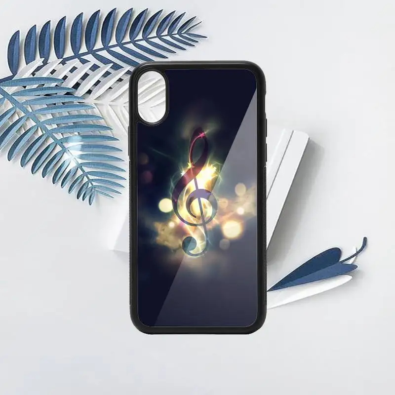 

Music notes Phone Case TPU For iPhone X XR XS 11 12 mini Pro MAX 6 6S 7 8 Plus SE 2020