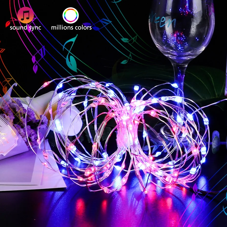 СВЕТОДИОДНАЯ Гирлянда Zhongji RGB s USB светодиодная гирлянда для украшения улицы