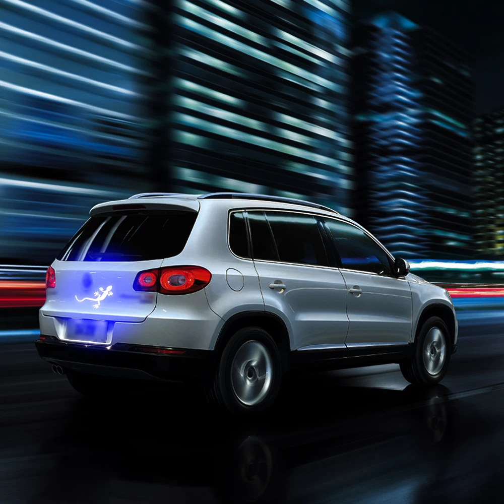 LEEPEE бампер автомобиля Стикеры Gecko Светоотражающие полоска Светоотражающая