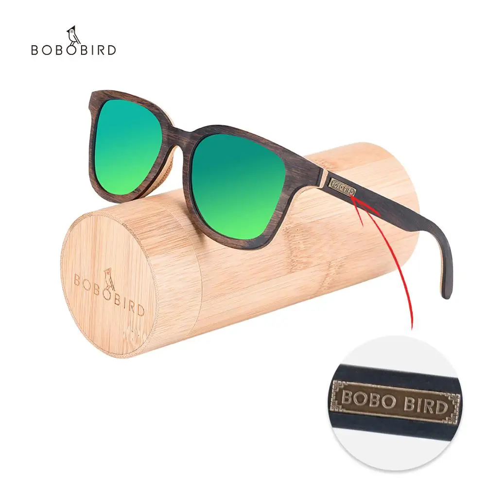 

BOBO солнечные очки «Птица» женские поляризационные деревянные солнцезащитные очки для мужчин и женщин UV400 оправа для очков Прямая поставка