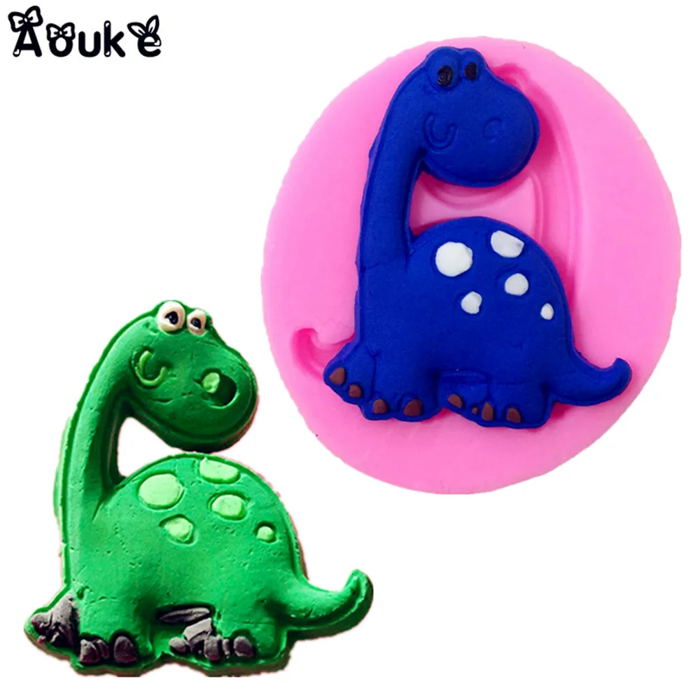 Форма динозавра яркая помадка форма для печенья шоколада кухонная выпечки
