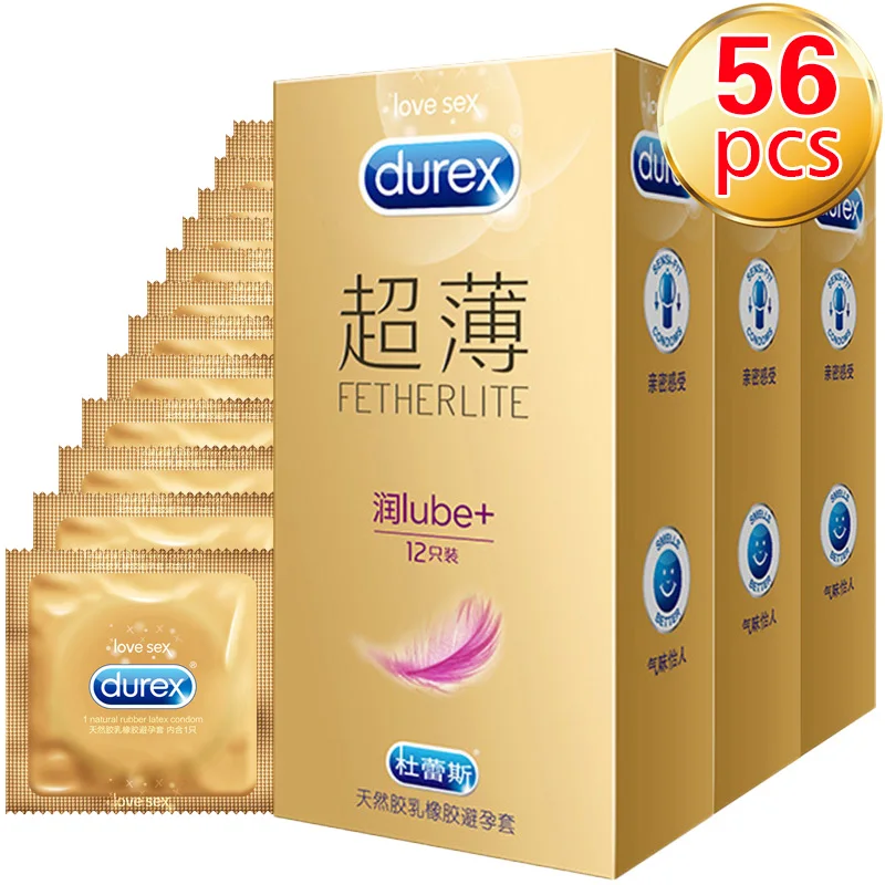 Презервативы Durex Ультра тонкий натуральный Латекс резиновый пенис для мужчин