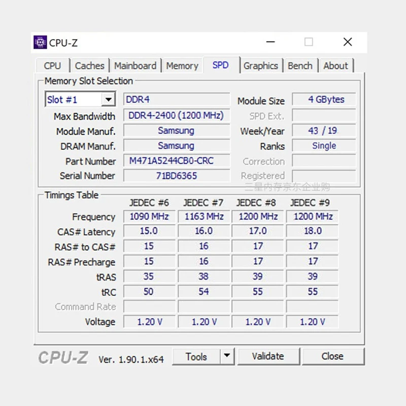 

SAMSUNG RAM 4G DDR4 2400MHZ 2666MHZ 260-Pin SO-DIMM notebook memory