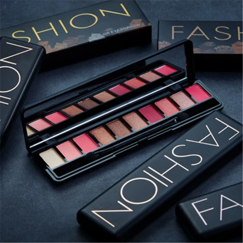 10 цветов Палитра теней для век Русалка матовый жемчуг водостойкие долгостойкие