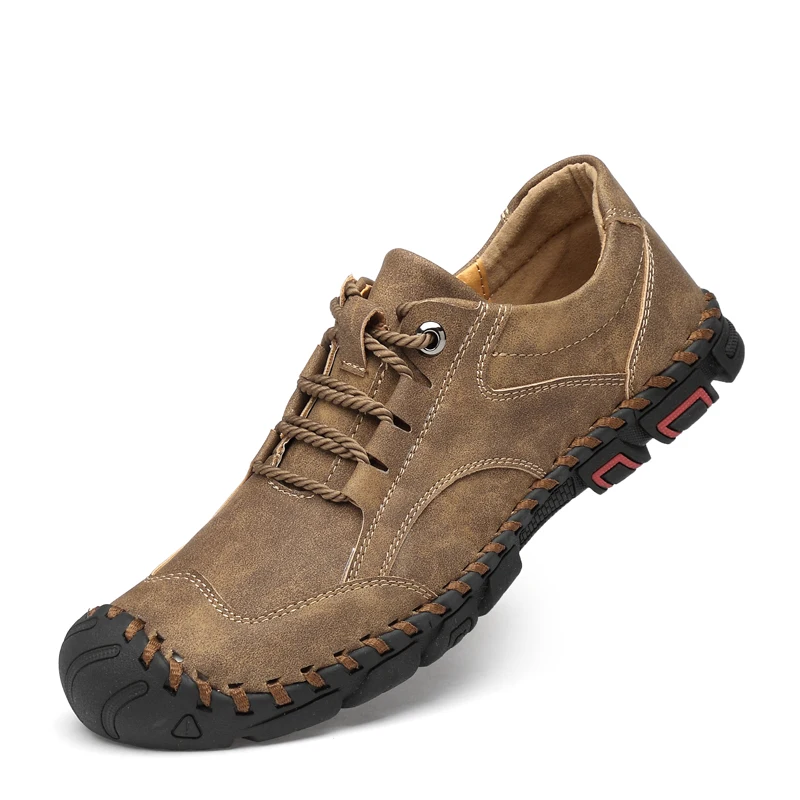 

Мужские Винтажные кроссовки из натуральной кожи, на плоской подошве, размеры 38-46