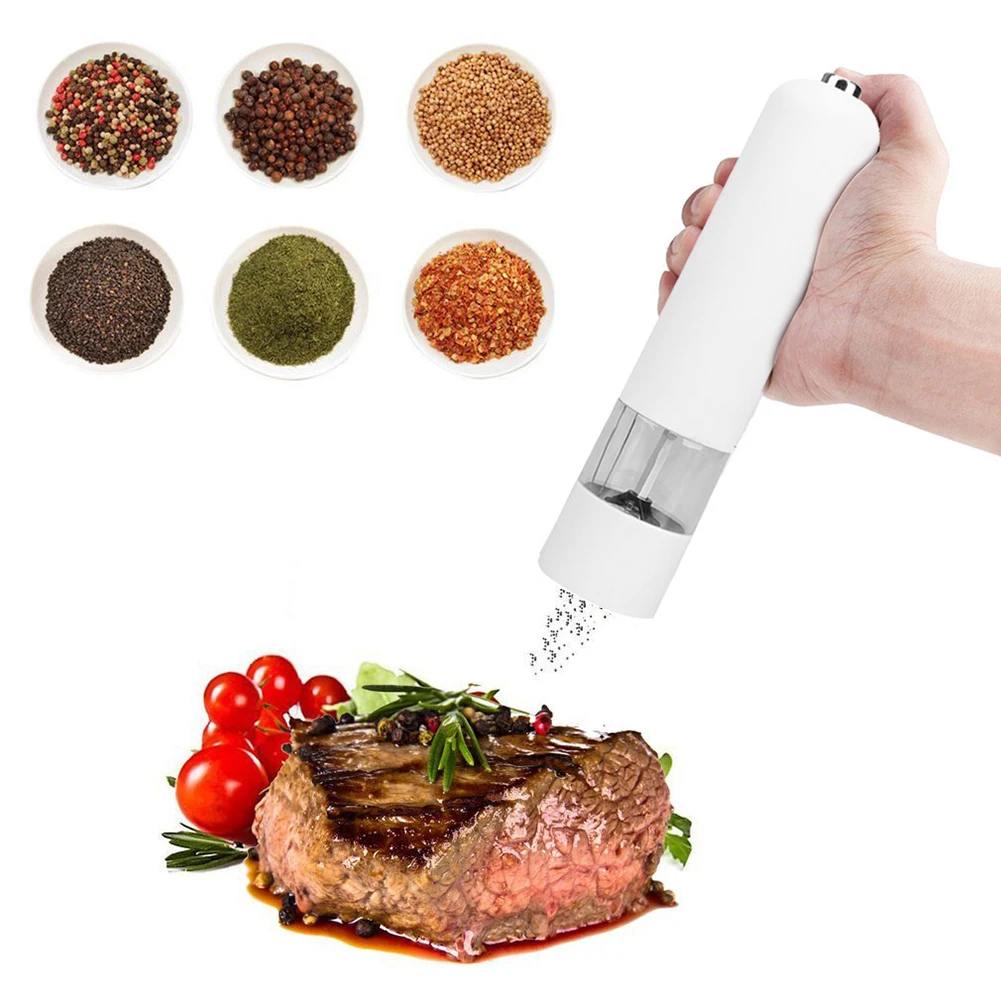 

ABS Electric Pepper Salt Spice Mill Grinder Seasoning Kitchen Grinding Tool Spice Grinder Mills moedor de