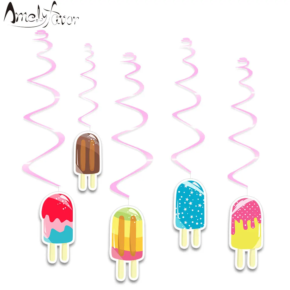 Time Ice-lolly Dessert Baby Birthday Party Ball Event Decora