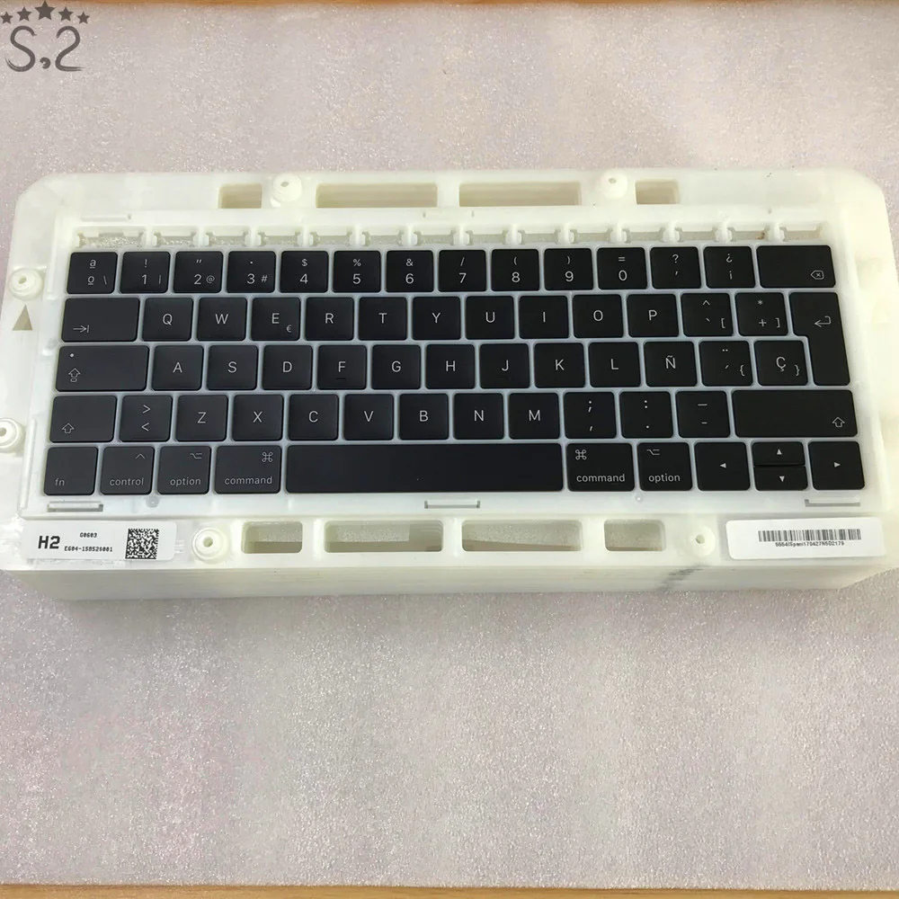 A1706 A1707 Keycap для Macbook Pro retina 1" 15" Key cap Немецкий/Испанский/Турецкий/французский/японский/Великобритания/США/Корейский/Итальянский ключи