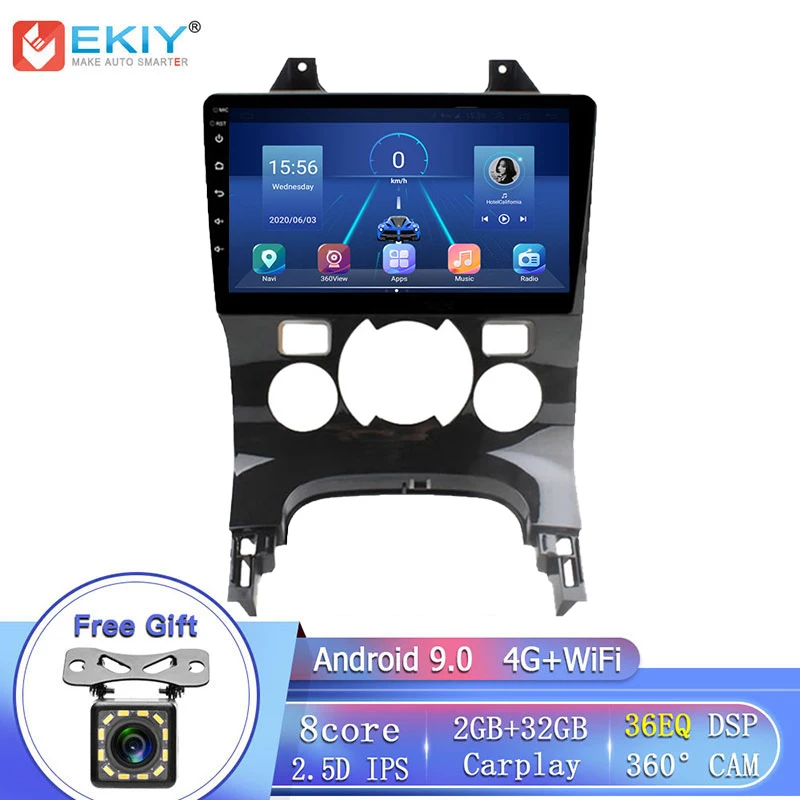 

EKIY 8Core 4G LTE 9" IPS DSP Android 9.0 For Peugeot 3008 2013-2015 Car Radio Multimedia Player GPS Navigation Stereo DVD BT HU