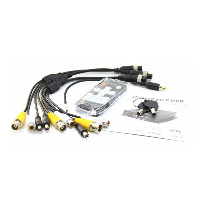 Мобильный мини видеорегистратор 2 канальный автомобильный мобильный 3/4/5 Мп 720/1080P