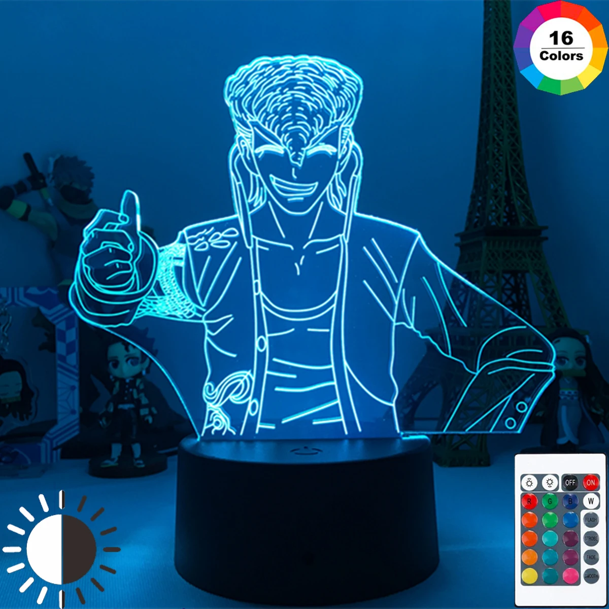 

Danganronpa Led 3d Night Light Mondo Owada Lamp for Bedroom Decor Kids Gift Danganronpa Acrylic Table USB Lamp Mondo Owada