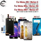 ЖК-дисплей для Meizu M6 M6S M6T дисплей Meilan 6 S6 6T ЖК-дисплей в сборе с сенсорным экраном дигитайзер M711H M711Q M712M M712C M811H Замена
