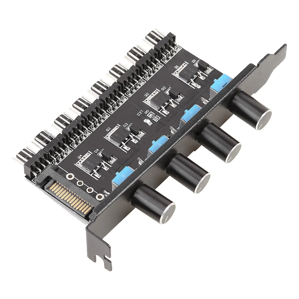 8 каналов охлаждающий вентилятор концентратор SATA/4Pin источник питания 1 или 4 ручки