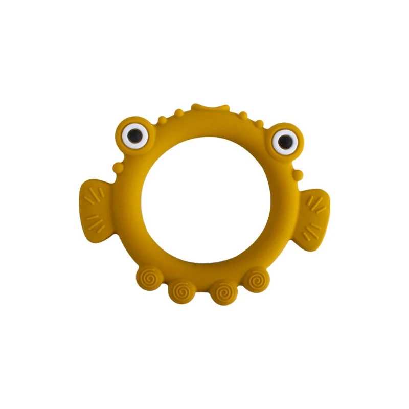 Силиконовый чехол с мультяшными рыбками для боковых зубов облегчение боли