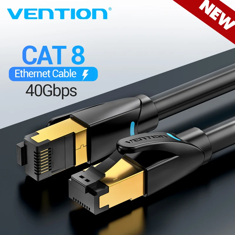 Ethernet кабель Vention Cat8 Lan SFTP RJ45 сетевой RJ 45 Cat 8 коммутационный шнур для ПК модемного