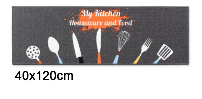 cooking 40x120cm Противоскользящий коврик для дома и кухни, коврик для ванной комнаты, коврик для прихожей, балкона, сада, отеля, коврик для спальни, коврик для машинной стирки - Цвет: cooking 40x120cm