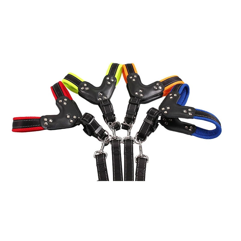 

NEW Breathable Mesh Dog Harness Leash With Adjustable Straps Pet Harness With Car Automotive Seat Safety Belt Dog Chest Straps
